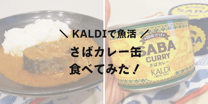 カルディのさばカレー缶食べてみた