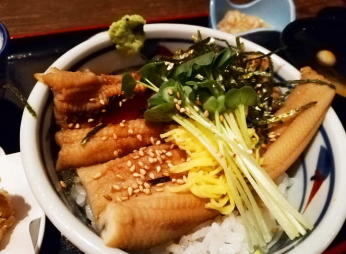 滴屋のランチメニュー【穴子丼】1200円